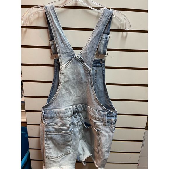 Girls Denim Overalls Size M - Picture 4 of 5